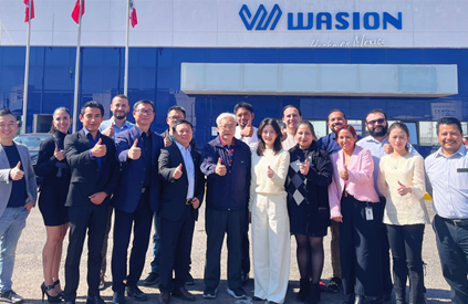 Wasion Management Team visits Wasion Mexico