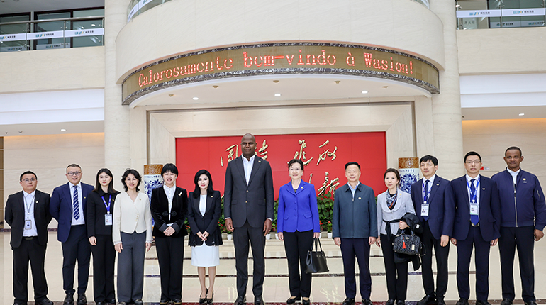 President Daniel Francisco Chapo of the Republic of Mozambique visited Wasion with his delegation